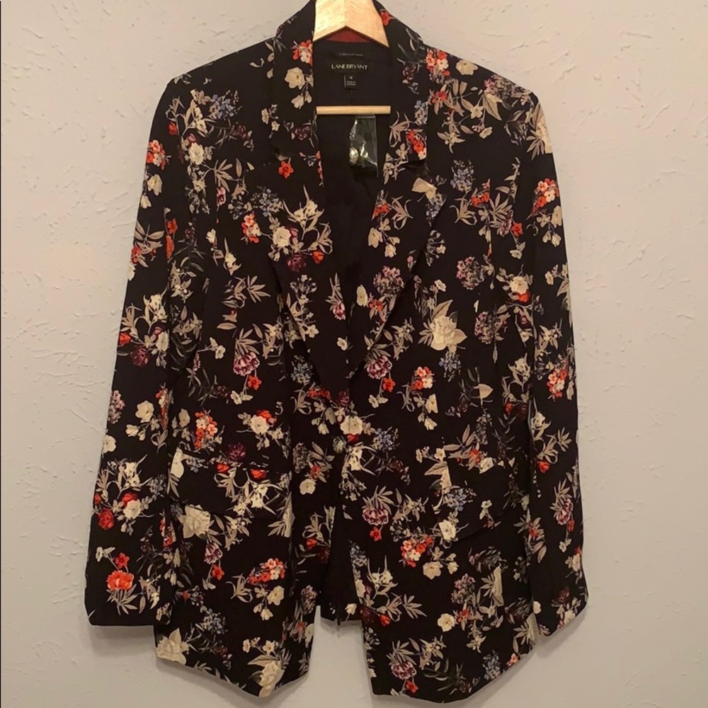 Lane Bryant Floral Blazer